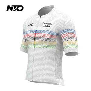 Maillot de cyclisme personnalisé pour équipe, tissu MITI haute performance, séchage rapide, maillot de vélo de route pour hommes et femmes - Product Image 2