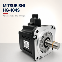Nuevo Motor Servo AC Original Mitsubishi HG-104S 1kW 3000rpm 3.18Nm IP65 Brida Cuadrada Hecho en Japón Entrega Rápida