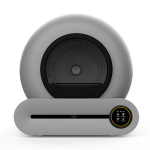 Nieuwe Kleur Grijze Slimme Kattenbak Met Wifi Geur Controle 65l Grote Ruimte Zelfreinigende Automatische Kat Toilet - Product Image 1