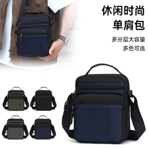 Men's Crossbody Bag Oxford Cloth 7 Inch Multifunctional Lightweight Shoulder Bag For Everyday Use - Product Image 4