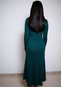 Pull long en tricot pour femmes haut de gamme personnalisé <span class=keywords><strong>robe</strong></span> aérée automne/<span class=keywords><strong>hiver</strong></span> vêtements 2025 - Product Image 4