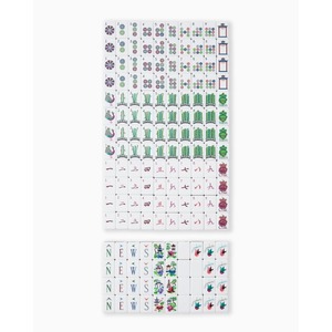 Ensemble de Mahjong de Luxe Personnalisé Pliable et Superposé, Imprimé UV, Gravé, Mini, de Voyage, pour 4 Joueurs, Écologique, Durable, 160 166, Divertissement - Product Image 2