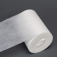 Rouleau de Lingettes Sèches en Microfibre Non-Tissé Spunlace Mécérables pour Patients, Nettoyantes, en Bidon, Fabrication Usine