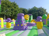 Trampoline gonflable de qualité commerciale en PVC pour adultes, château de saut avec toboggan et obstacles combinés, intérieur/extérieur