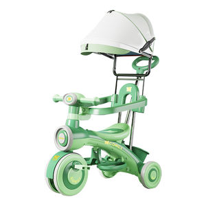 Vélo d'équilibre à 4 <span class=keywords><strong>roues</strong></span> en plastique bon marché pour enfants de 2 à 4 ans avec voiture coulissante musicale-Jouet d'équitation et de divertissement pour enfants - Product Image 5