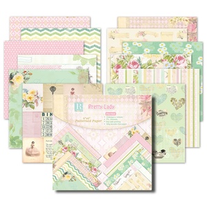Thème Pretty Lady <span class=keywords><strong>rose</strong></span> Soft Style 24 feuilles 6 "x 6" <span class=keywords><strong>papier</strong></span> cartonné pour <span class=keywords><strong>scrapbooking</strong></span> - Product Image 1