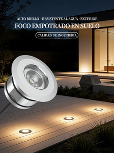 Vente en gros INSS-052 Projecteur LED Encastrable Étanche IP68 2700K 250Lm en Acier Inoxydable 316 pour Hôtels, Jardins et Chemins OEM - Product Image 6