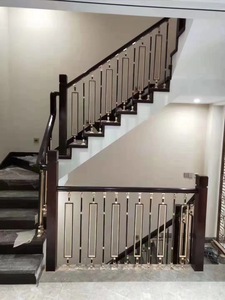 Barandillas de Aluminio Fundido Dorado de Estilo Europeo Heredado de Homedeco para Escaleras de Villas y Balcones, Fáciles de Instalar - Product Image 6