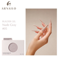 ARNAILO Gel UV Constructeur Nude Séchage Rapide Super Résistant Norme UE Longue Durée Écologique Sans HEMA Professionnel Facile à Modeler pour Ongles