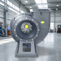 Ventilateur centrifuge en plastique moulé intégralement, impeller en polypropylène, ventilateur d'évacuation industriel pour usine chimique