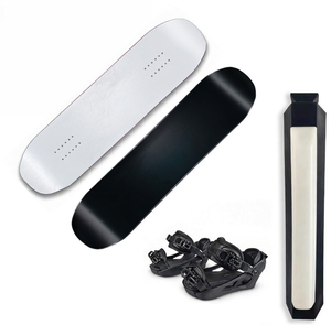 Tavola da allenamento per trampolino, sci e snowboard con fissaggi e barra di bilanciamento - Product Image 1