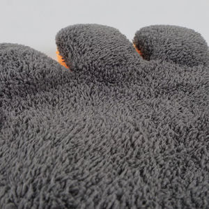 Dubbelzijdige Berenpoot Pluche Autowashandschoenen Duurzaam Moeilijk Te Kwetsen Verfdoekje Verdikte Koraalfleece Handdoek Voor Reiniging - Product Image 5