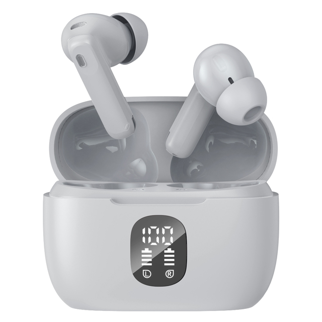 Huien TWS Earbuds for 5.4 Wireless Earbuds 40Hrs Playtime 4 Mic ENC/ANC LED Indicator