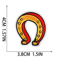 Ensemble de patchs brodés Western Cowboy Vintage Cactus Cheval Crâne Chapeau de Feu Fer sur Appliques