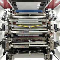 Machine d'impression flexographique à tambour central CI pour films d'emballage de sacs à pain et de produits surgelés, avec graphiques personnalisés en 6 couleurs