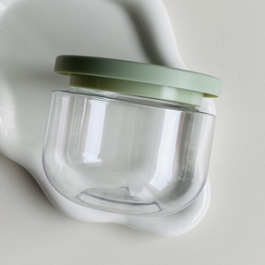 Botol Kosmetik Plastik PET Transparan 8OZ 250ml Mulut Lebar untuk Body Butter, Wadah Kosmetik Kosong untuk Krim Lulur Tubuh - Product Image 3