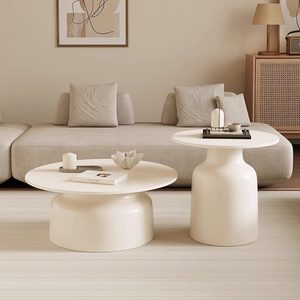 Modern Iron Frame Natural Wood Top Coffee <b>Table</b> for Small Apartment Living Room Furniture Modern Minimalist Design - Product Image 6