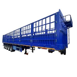 รถพ่วงบรรทุกปศุสัตว์ 5 เพลา แบบมีรั้วเหล็ก ขนาด 60-80 ตัน พร้อมขาย - Product Image 1