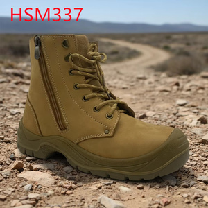 Botas <span class=keywords><strong>de</strong></span> Combate ZYF, Modelo Montañas Nebulosas, Completamente <span class=keywords><strong>de</strong></span> Cuero Nubuck, Cálidas, Color Negro/Marrón, para Terrenos Complejos, Botas Tácticas Populares en Rusia HSM020 - Product Image 4