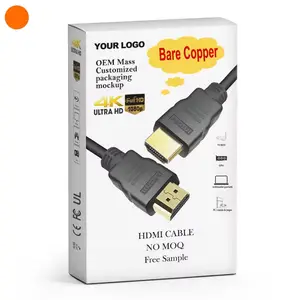 โรงงานราคาถูกขายส่งความเร็วสูง 4K 1080P PVC HDMI 1.5m 2m 3m ชายชาย HDMI สําหรับ HDTV