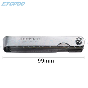 Gamma 0.04-1mm di alta qualità 25 Blatt 75mm * 25 pz presa calibro alta precisione in acciaio inox - Product Image 5