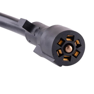 Faisceau de câblage de remorque sur mesure de 8 pieds moulé par injection, 7 broches, 50A 12V, câble d'alimentation automobile isolé en PVC pour camping-car, véhicule de remorquage - Product Image 3