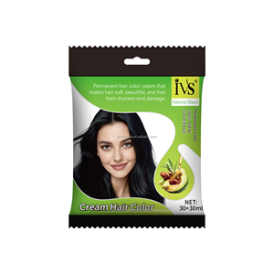 Crème colorante pour cheveux professionnelle, résultat de coloration durable et charmant, shampoing colorant pour cheveux deux en un, sachet - Product Image 3
