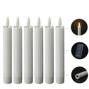 <span class=keywords><strong>Velas</strong></span> cónicas sin llama LED, <span class=keywords><strong>velas</strong></span> de ventana que funcionan con pilas con llama parpadeante 3D para <span class=keywords><strong>chimenea</strong></span>, Navidad, Halloween - Product Image 1