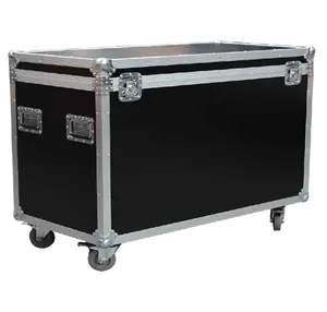 Aluminum Cases Customized Size APC021 Big Midas M32 Aluminium Amp Rack Case Flight Storage Case With Wheels