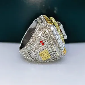 2022 Houston Astros Basketball Championship Rings Bijoux en alliage plaqué or rose - Product Image 3
