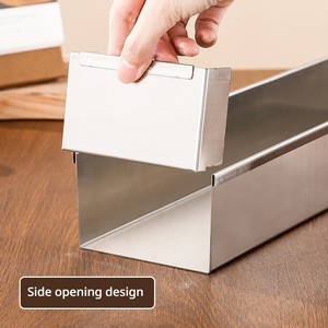 Cercle à mousse rectangulaire pratique pour dessert avec cadre fixe en acier inoxydable pour la pâtisserie créative de gâteaux <span class=keywords><strong>au</strong></span> <span class=keywords><strong>fromage</strong></span> - Product Image 4