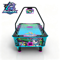 Table de hockey sur air à monnayeur, machine de jeu de hockey sur air, machine de jeu de hockey sur glace commerciale pour salle d'arcade, machine de sport d'intérieur à vendre