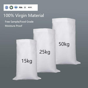 Sacchi in PP Tessuto Bianco da 50 kg per Alimenti, Resistenti all'Umidità, in Polipropilene con Rivestimento in PE per Farina e Cereali - Vendita all'Ingrosso - Product Image 1