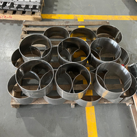 Pièces de quincaillerie à roulement à grand rayon d'arc, haute précision ±0,5 mm pour protection de machine et abat-jour