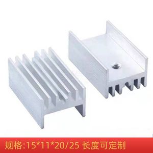 Dissipateur thermique en aluminium To220 15x11x pour le refroidissement des tubes MOS et des thyristors - Product Image 2