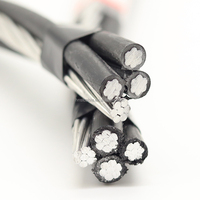 Cable ABC de Aluminio Cuádruplex para Servicio Eléctrico # 1/0 LIBYAN XLPE Aislado