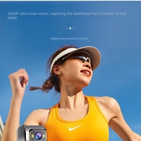 Caméra WiFi DV02 Mini 1080P HD avec enregistrement audio et vidéo, tête rotative à 360°, écran 1,54 pouces, carte TF pour le cyclisme