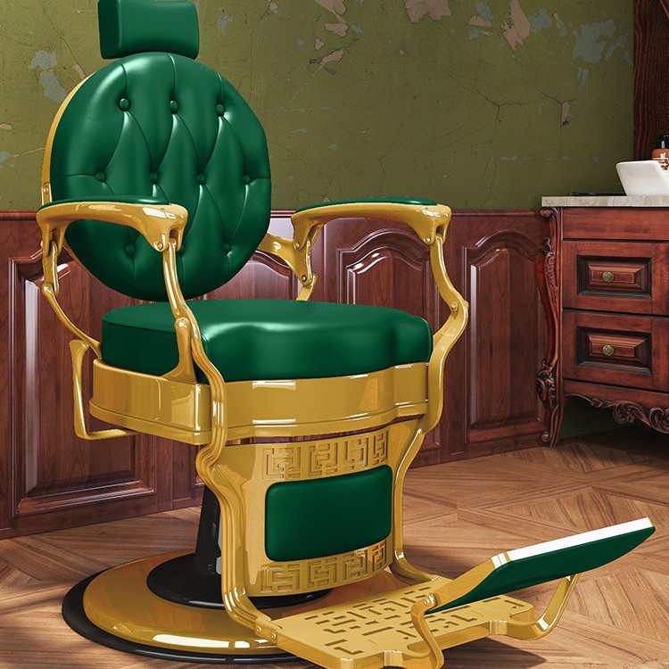 High-end oil head chair green gold export quality