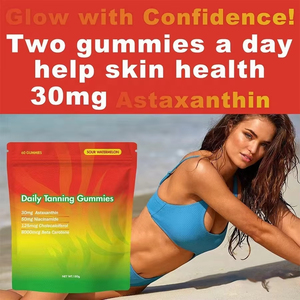 OEM cura della pelle integratore quotidiano <span class=keywords><strong>abbronzatura</strong></span> gommosi complesso promuove la pelle sana astaxantina <span class=keywords><strong>abbronzatura</strong></span> gommei - Product Image 3
