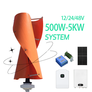 Generador Eólico de Eje Vertical en Espiral de 1KW, 2KW, 5KW para Techos - Product Image 3