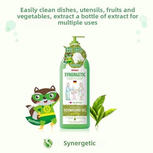 Sinergico 1L lavaggio piatti liquido verde profumato tè frutta verdura detergente con funzione Anti-invecchiamento russo importato - Product Image 3