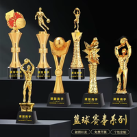 Trophée en cristal K9 fait main en gros de l'usine de Pujiang, pour basketball/football/volley-ball, avec gravure laser personnalisée et logo