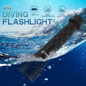 Đèn <span class=keywords><strong>LED</strong></span> nhà máy sản xuất <span class=keywords><strong>4000</strong></span> Lumen, thiết bị lặn chuyên nghiệp mạnh mẽ nhất, bán buôn, đèn pin <span class=keywords><strong>LED</strong></span> dưới nước 80M - Product Image 2