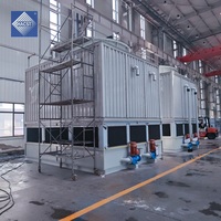 Tour de refroidissement à économie d'énergie avec ventilateurs, tour de refroidissement à eau, tour de refroidissement à air, garantie de 3 ans