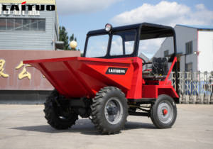 Truk Pengangkut Roda Pertanian 4x4 Pompa Hidrolik 1,5 Ton Berkualitas Tinggi Terbaru - Product Image 4