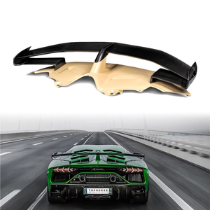 Nuovo Spoiler Posteriore in Fibra di Carbonio Leggera con Resina Epossidica per <span class=keywords><strong>Lamborghini</strong></span> LP700/LP720, Stile SVI - Product Image 1