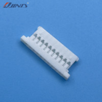 JINDA 1.25T-4-10Y 1.25mm 10 pas, boîtiers de connecteurs femelles fil-circuit imprimé (PCB) SMD SMT en bronze phosphoreux plaqué or