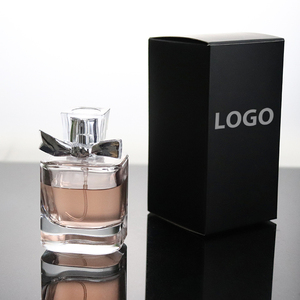 Flacon de <span class=keywords><strong>parfum</strong></span> en forme de cœur avec nœud papillon, boîte cadeau, flacon de <span class=keywords><strong>parfum</strong></span> en verre glamour pour emballage cosmétique de luxe - Product Image 1