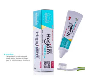 Dentifrice Chine hismile Blanc 120g OEM Adulte tube Design Paquet avec un parfum différent comme votre ruquement