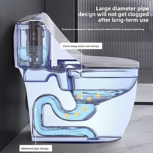 Modern Egg-shaped <strong>Toilet</strong> with Dual-flush Sanitary Fixtures. Compact and Convenient.Applicable to Villas, Hotels - Product Image 5